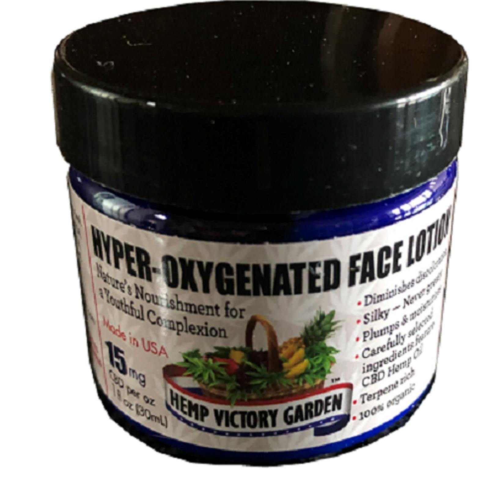 Hemp Victory Garden HyperOxygenated Face Lotion Leafly